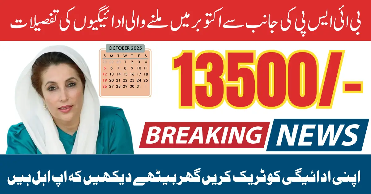 BISP 8171 October 2025 Payments Begin Know Full Guide Step By Step