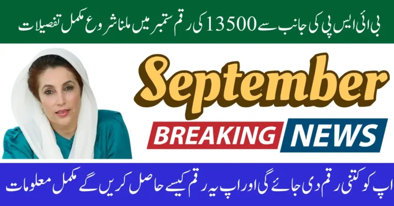 BISP 8171 September 2025 Update | Rs. 16,500 Installments Released in 15 Districts