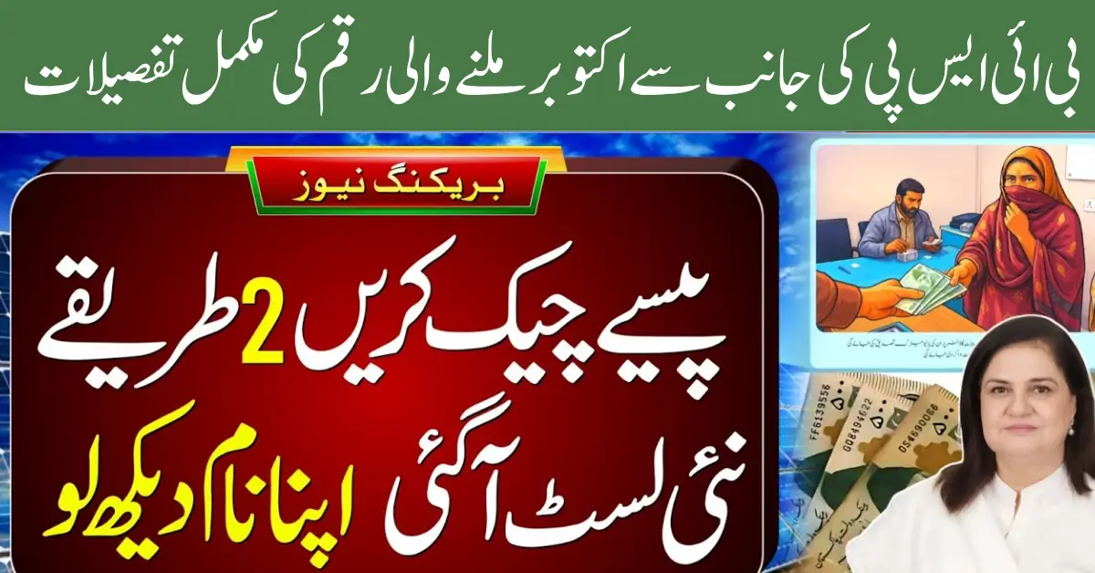 BISP 8171 Updates October 2025 Payment and Registration Full Details Step By Step