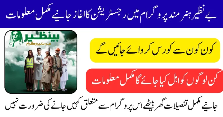 BISP Hunarmand Program 2025 – Tailoring, IT, and Technical Skills Training