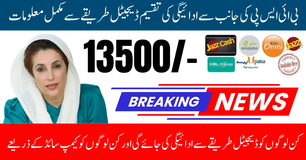 BISP January 2025 Payment Collection Through JazzCash And Easypaisa Using Registered SIM