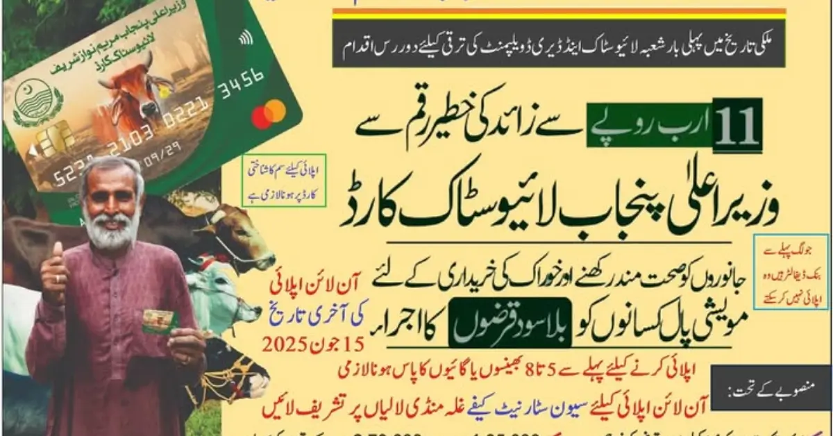 CM Punjab Livestock Card 2025 – Online Registration, Apply Now, and Benefits