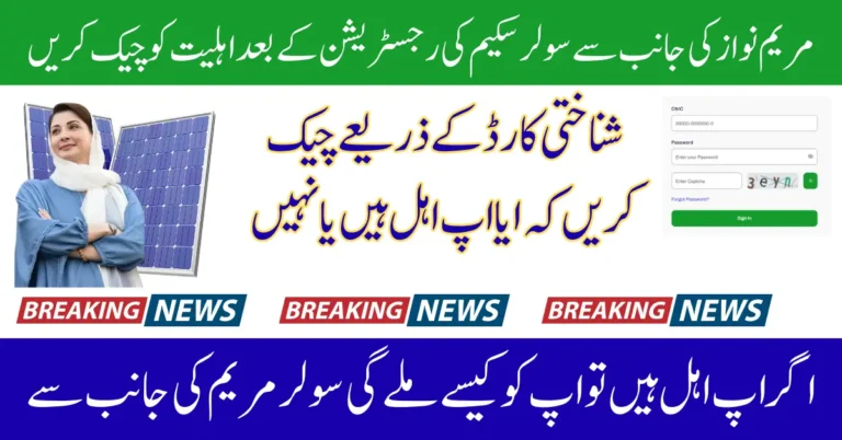 CM Punjab Solar Panel Scheme 2025 Balloting Result, Online Registration & Eligibility Status