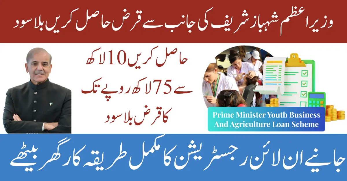 How to Apply Online for PM Youth Business & Agriculture Loan Scheme 2025 in Pakistan