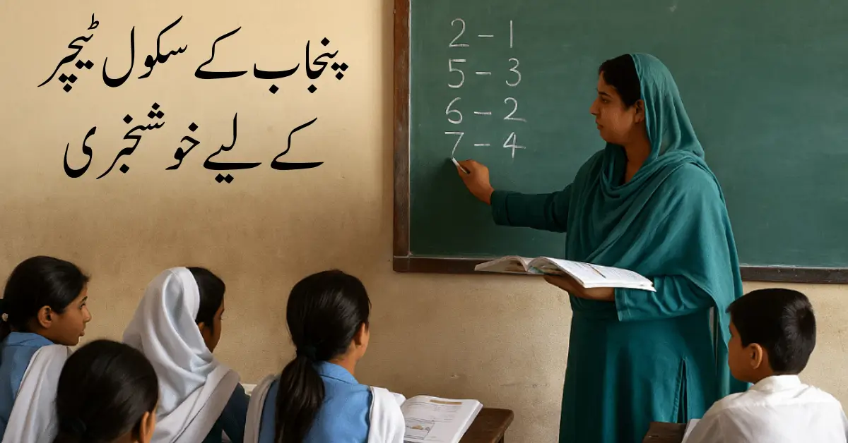 Punjab Teachers Get Big Relief as Transfer Rules Released By Maryam Nawaz 2025