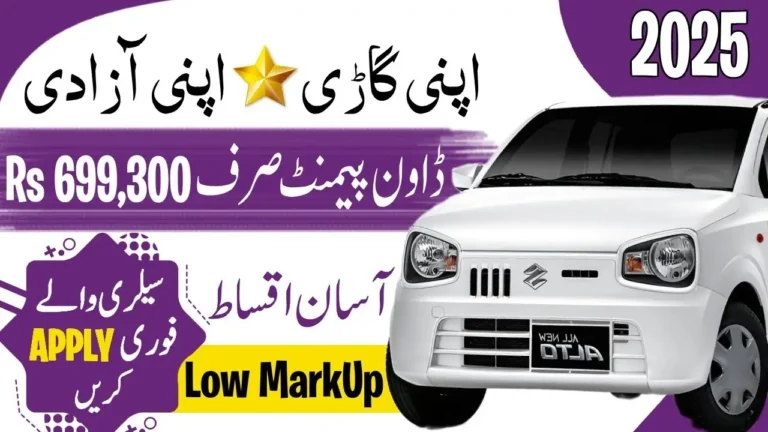 Suzuki Alto Easy Installment Plan 2025: Drive Home in Rs. 18,999 Per Month