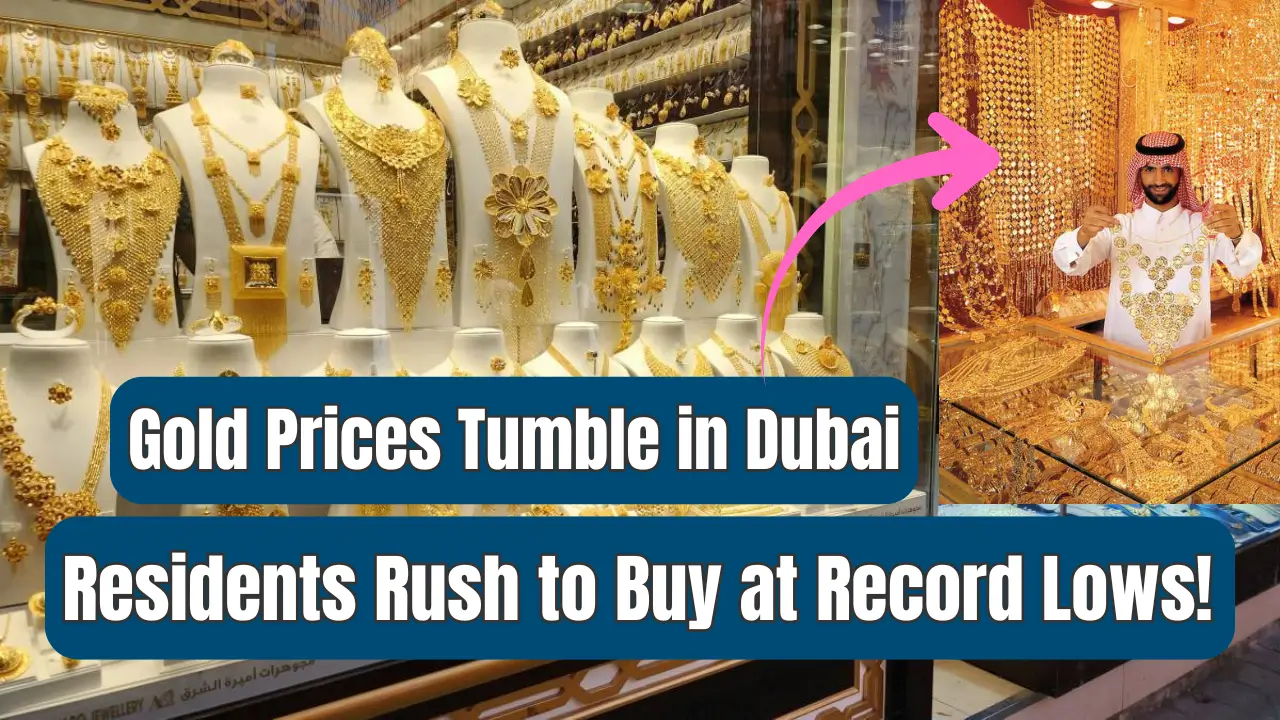 Gold Prices Tumble in Dubai, Residents Rush to Buy at Record Lows!