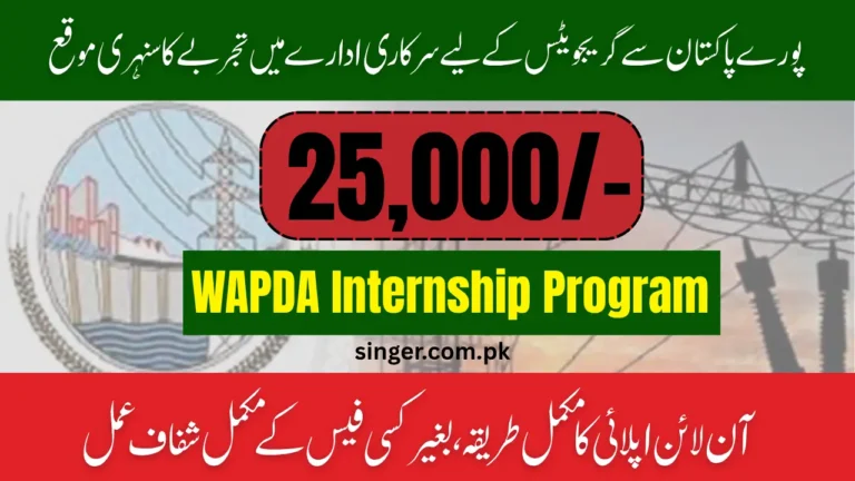 WAPDA Internship Program 2025 Check Online Apply Process