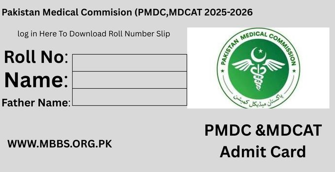 MDCAT Registration 2025 Check Roll Number Slip & Result Updates