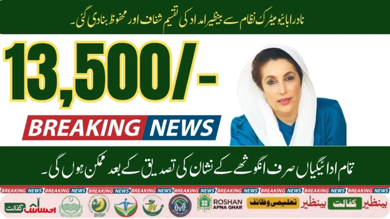 8171 November 2025 Update and Check NADRA Biometric Details