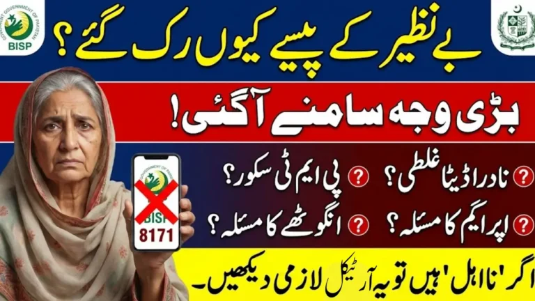 BISP Application Rejection Reasons Check Eligibility and Data Issues