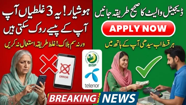 BISP Digital Wallet Payment Mathod Check Complete Details