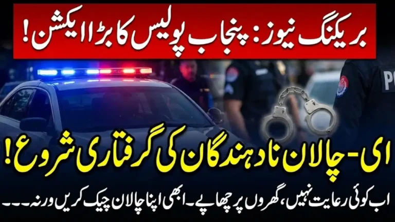 Decisive Action Announced Against e-Challan Defaulters Check New Deatils