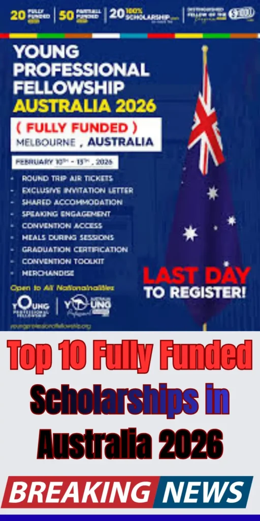 Top 10 Fully Funded Scholarships in Australia 2026 Check Complete Details 