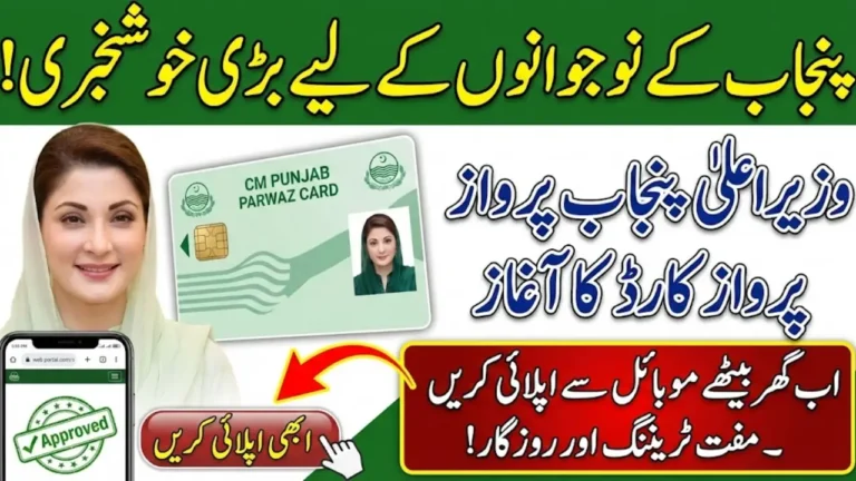 Parwaz Card Portal Login Punjab Check Complete Online Details